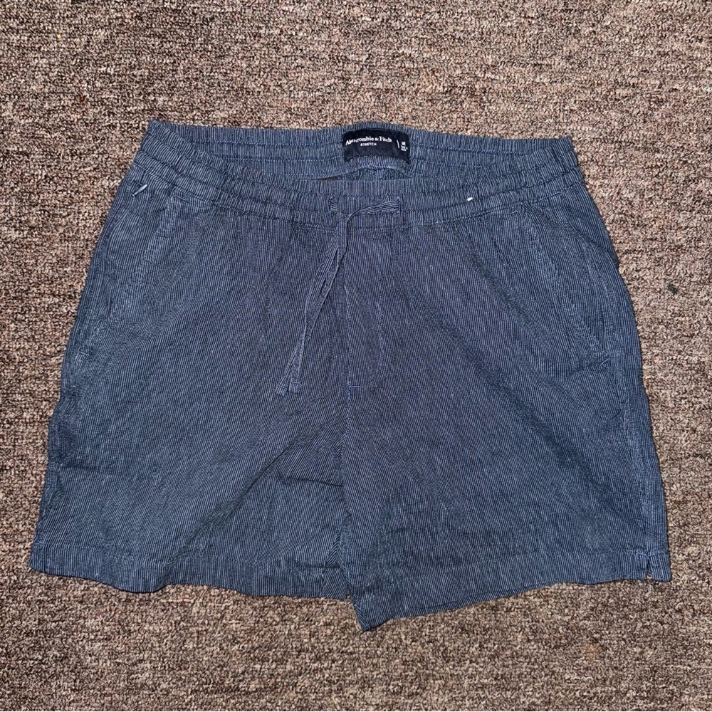 Abercrombie Linen-Blend Pull-On Shorts
